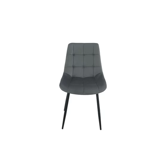 Scaun Helda, 50x58x83.5 h cm, Catifea, Gri picture - 2