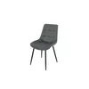 Scaun Helda, 50x58x83.5 h cm, Catifea, Gri picture - 1