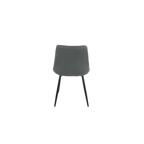 Scaun Helda, 50x58x83.5 h cm, Catifea, Gri picture - 5