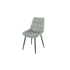 Scaun Helda, 50x58x83.5 h cm, Catifea, Silver