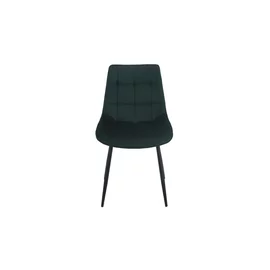 Scaun Helda, 50x58x83.5 h cm, Catifea, Verde