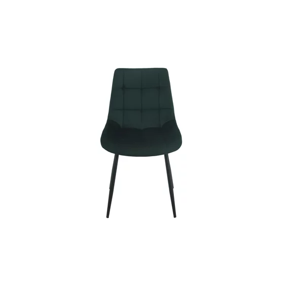 Scaun Helda, 50x58x83.5 h cm, Catifea, Verde picture - 2