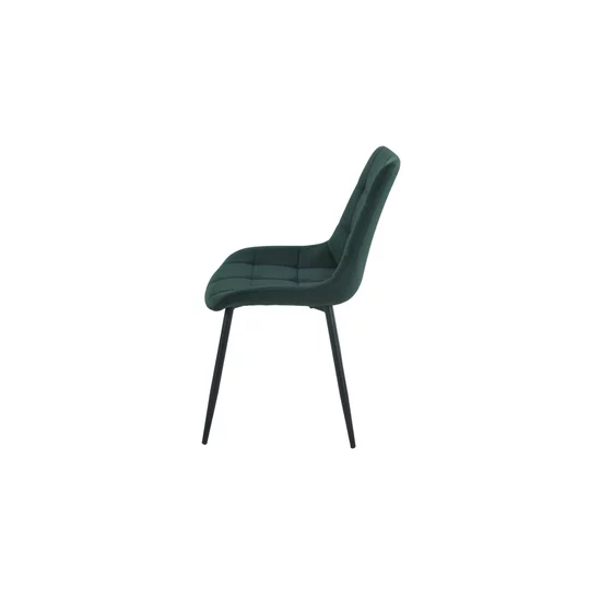 Scaun Helda, 50x58x83.5 h cm, Catifea, Verde picture - 3