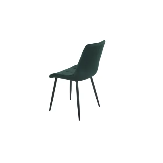 Scaun Helda, 50x58x83.5 h cm, Catifea, Verde picture - 4