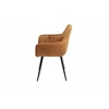 Scaun Houston, 57x59x84 cm, Metal/Catifea, Cognac picture - 3