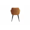 Scaun Houston, 57x59x84 cm, Metal/Catifea, Cognac picture - 5