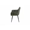 Scaun Houston, 57x59x84 cm, Metal/Catifea, Verde picture - 3