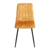 Scaun Isella, 45x55x89 cm, Metal/Catifea, Cognac picture - 2