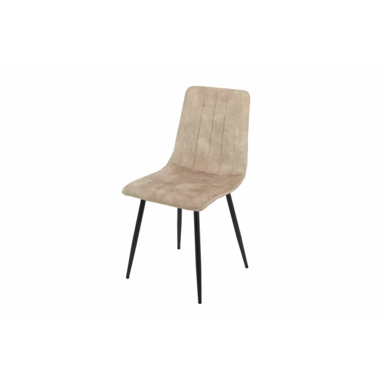 Scaun Isella, 45x55x89 cm, Metal/Catifea, Taupe picture - 1