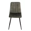 Scaun Isella, 45x55x89 cm, Metal/Catifea, Verde Olive picture - 2