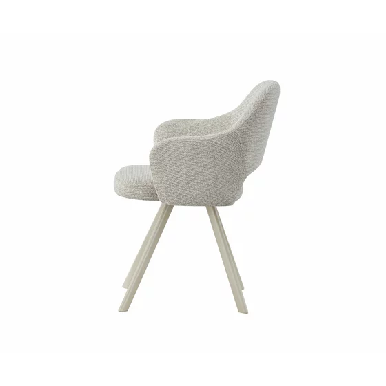 Scaun Kanpur, 57.5x60.5x83 h cm, Stofa, Beige picture - 3