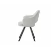 Scaun Kanpur, 57.5x60.5x83 h cm, Stofa, Gri Deschis picture - 3