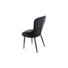 Scaun Latina, 52x55x91 cm, Catifea, Negru picture - 3