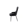Scaun Latina, 52x55x91 cm, Catifea, Negru picture - 4