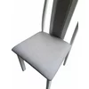 Scaun Lopez, 43x50x101 cm, Lemn - Alb/Stofa Gri picture - 2