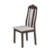 Scaun Lopez, 43x50x101 cm, Nuc/Stofa Beige picture - 1
