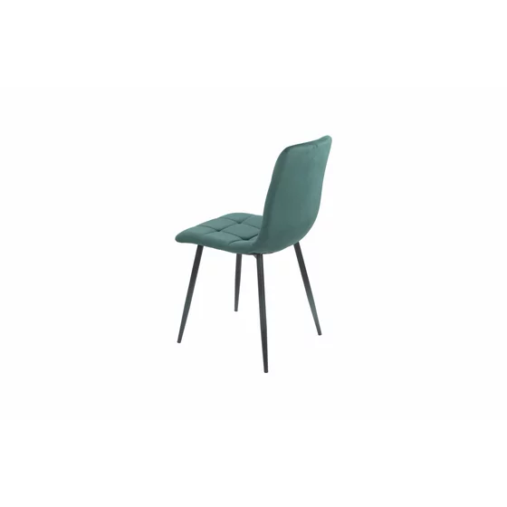 Scaun Madison, 44x39x89 cm, Catifea, Verde Inchis picture - 4