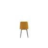 Scaun Mady, 44.5x52.5x88 cm, Stofa, Galben picture - 5