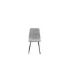 Scaun Mady, 44.5x52.5x88 cm, Stofa, Gri picture - 2