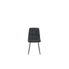 Scaun Mady, 44.5x52.5x88 cm, Stofa, Negru picture - 3