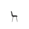 Scaun Mady, 44.5x52.5x88 cm, Stofa, Negru picture - 5