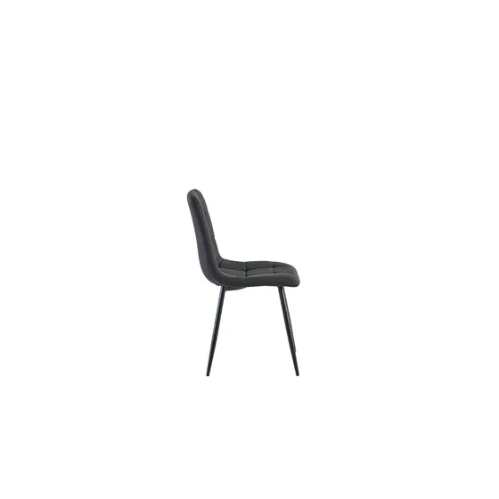 Scaun Mady, 44.5x52.5x88 cm, Stofa, Negru picture - 5
