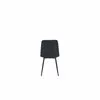 Scaun Mady, 44.5x52.5x88 cm, Stofa, Negru picture - 2