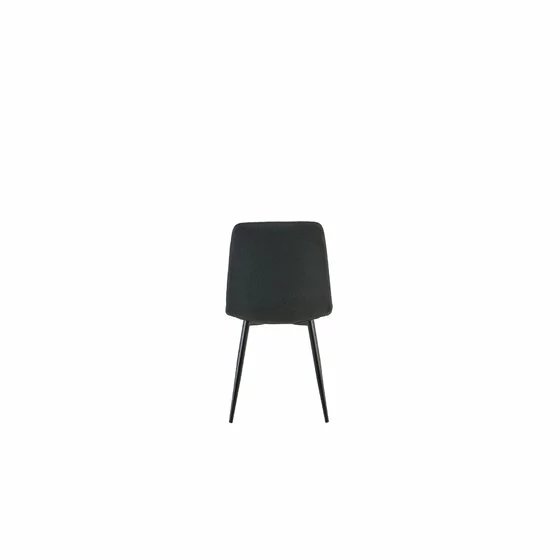 Scaun Mady, 44.5x52.5x88 cm, Stofa, Negru picture - 2
