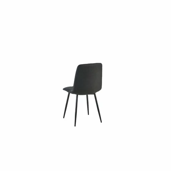 Scaun Mady, 44.5x52.5x88 cm, Stofa, Negru picture - 6