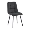 Scaun Mady, 44.5x52.5x88 cm, Stofa, Negru picture - 1