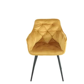 Scaun Marek, 57x60x83 cm, Velvet Curry