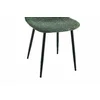 Scaun Maria 44.5x53x88 cm, Catifea Raiata, Verde picture - 5
