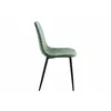 Scaun Maria 44.5x53x88 cm, Catifea Raiata, Verde picture - 3