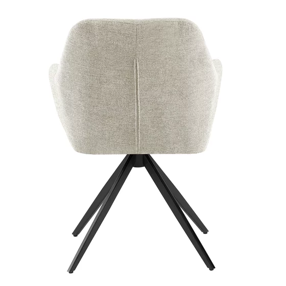 Scaun Mesola, 59x63.5x86 cm, Metal/Stofa, Beige picture - 4