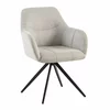 Scaun Mesola, 59x63.5x86 cm, Metal/Stofa, Beige picture - 1