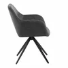 Scaun Mesola, 59x63.5x86 cm, Metal/Stofa, Gri picture - 3