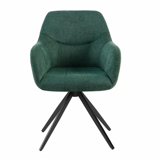 Scaun Mesola, 59x63.5x86 cm, Metal/Stofa, Verde picture - 2