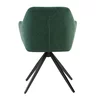 Scaun Mesola, 59x63.5x86 cm, Metal/Stofa, Verde picture - 4
