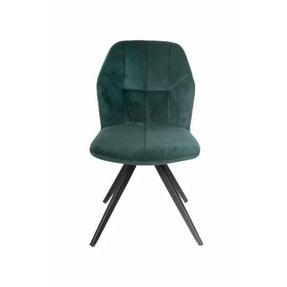 Scaun Milo, 47.5x63x89.5 cm, Stofa, Verde picture - 2