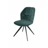 Scaun Milo, 47.5x63x89.5 cm, Stofa, Verde picture - 1