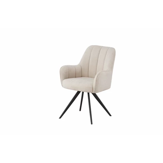 Scaun MontBlanc, 57x63x87 cm, Stofa Crem KEILY 102 picture - 3