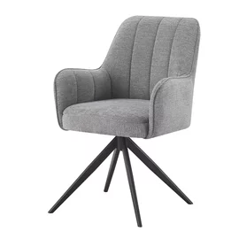Scaun MontBlanc, 57x63x87 cm, Stofa, Gri Deschis