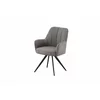 Scaun MontBlanc, 57x63x87 cm, Stofa, Gri Deschis picture - 3