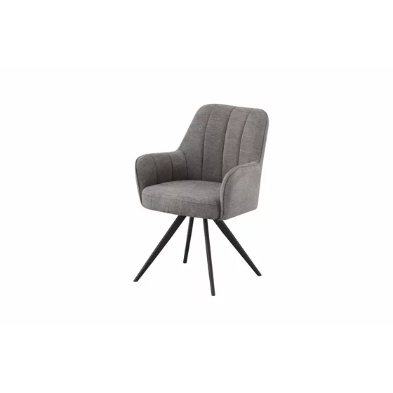 Scaun MontBlanc, 57x63x87 cm, Stofa, Gri Deschis picture - 3