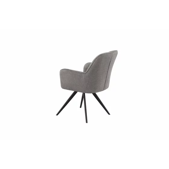 Scaun MontBlanc, 57x63x87 cm, Stofa, Gri Deschis picture - 5