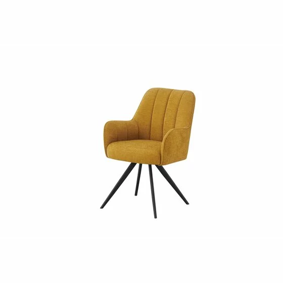 Scaun MontBlanc, 57x63x87 cm, Stofa SEA 280 Galben picture - 4
