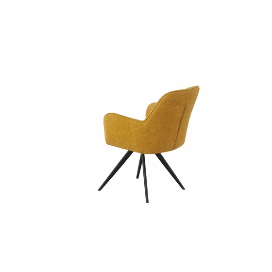 Scaun MontBlanc, 57x63x87 cm, Stofa SEA 280 Galben picture - 3