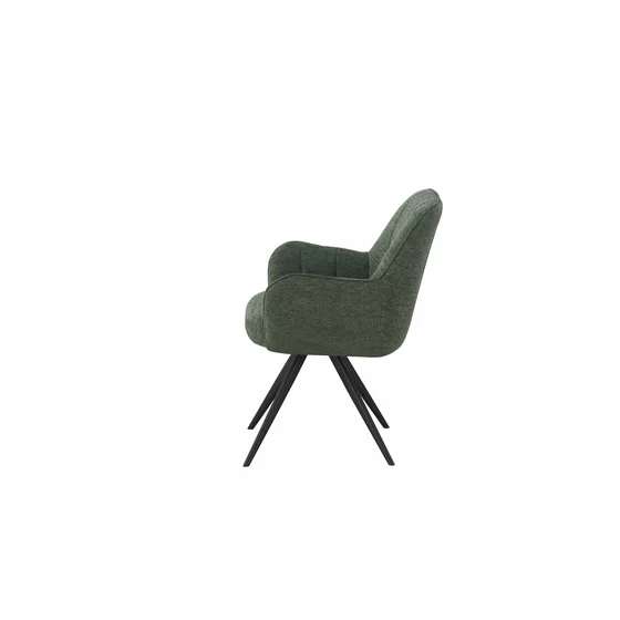 Scaun MontBlanc, 57x63x87 cm, Stofa, Verde picture - 4