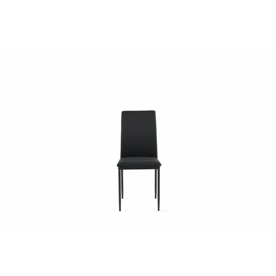 Scaun Nora, 43x53x92.5 cm, Stofa, Neagra picture - 4