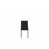 Scaun Nora, 43x53x92.5 cm, Stofa, Neagra picture - 5